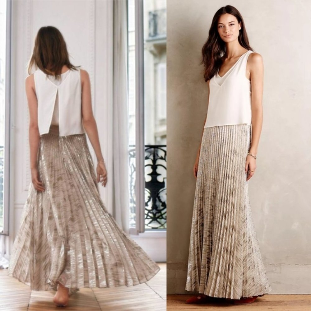 Anthroplogie Moulinette Soeurs Midlight Maxi Skirt